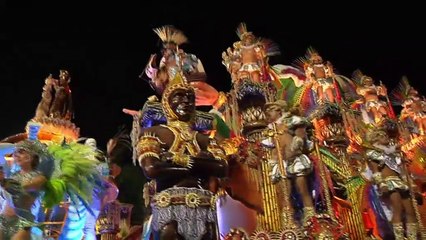 Winners' parade at close of BRAzil carnival