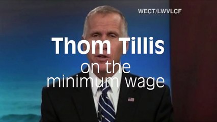 Tillis on Minimum Wage: "Get Educated as I Did"