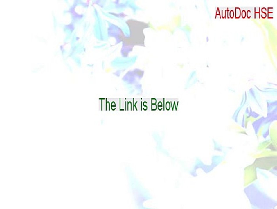 AutoDoc HSE Full - Legit Download 2015