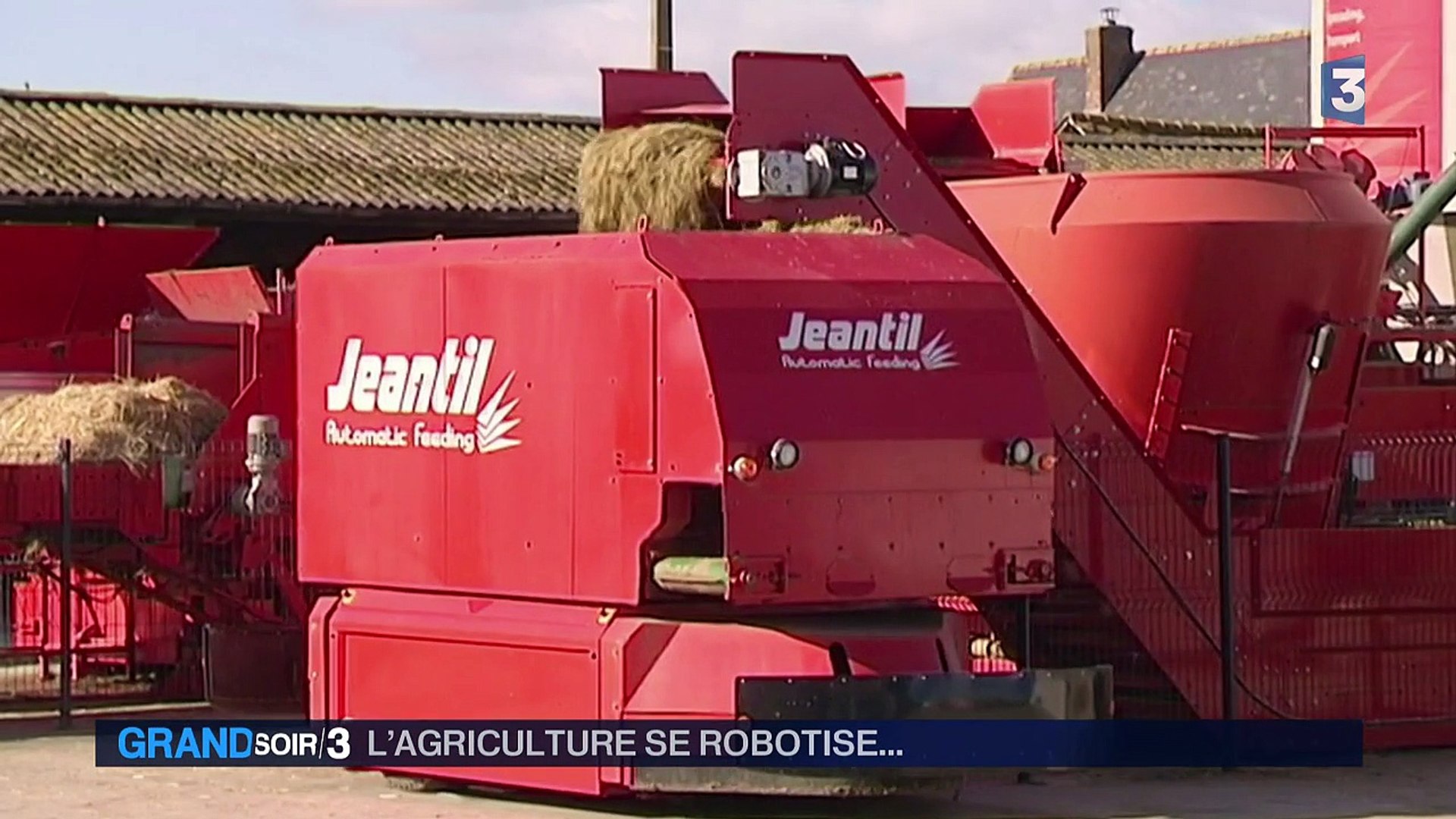 Agriculture : un robot qui fait plaisir aux hommes comme aux vaches - Vidéo  Dailymotion