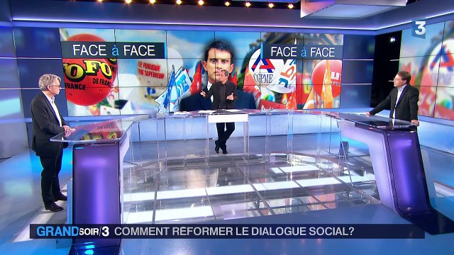 Dialogue social : Jean-Claude Mailly et François Asselin débattent des annonces de Manuel Valls