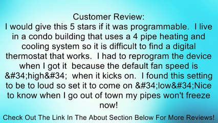 Honeywell TB6575A1000 SuitePro Fan Coil Thermostat Review