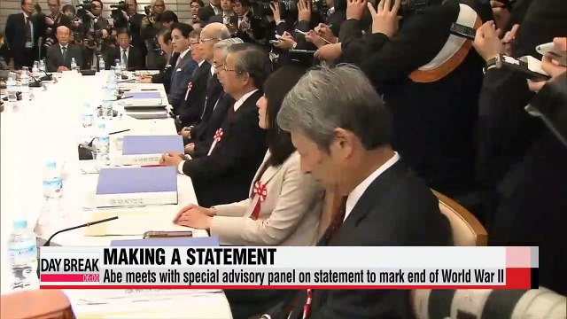 Advisory panel discusses Abe's WWII anniversary statement