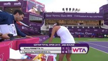 WTA Doha: Radwanska bt Pennetta (6-1 6-1)