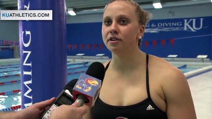 Kansas falls to Arkansas // Kansas Swimming and Diving // 1.30.15