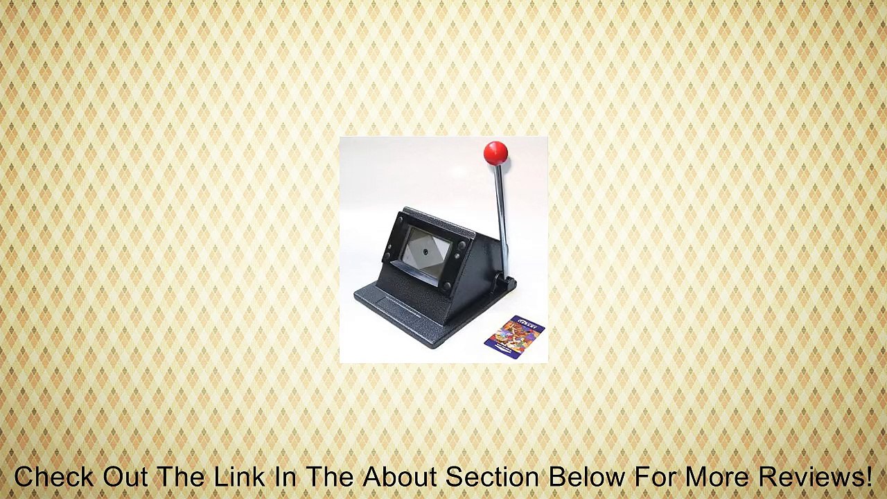 Heavy-Duty Die Cutter 2-1/8" x 3-3/8" Credit Card Size Review