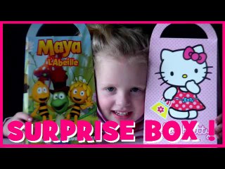 ## SURPRISE BOX   MAYA L' ABEILLE & HELLO KITTY ## UBERRASHUNG DIE BIENES MAYA