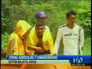 Desborde de río afecta a Taura