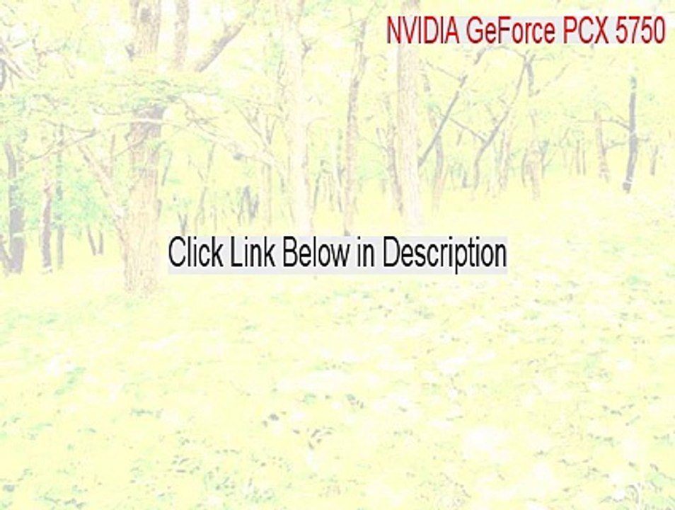 NVIDIA GeForce PCX 5750 Cracked (nvidia geforce pcx 5750 gpu)