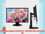 NEC Display Solutions E223W-BK 22 1680x1050 LCD w LED (E223W-BK)