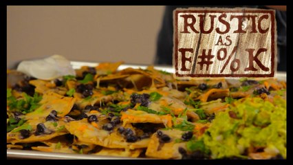 Homemade Guacamole and Nachos - Rustic As F#%K
