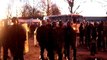 manifestants anti-Sakrozy à Caen face au CRS