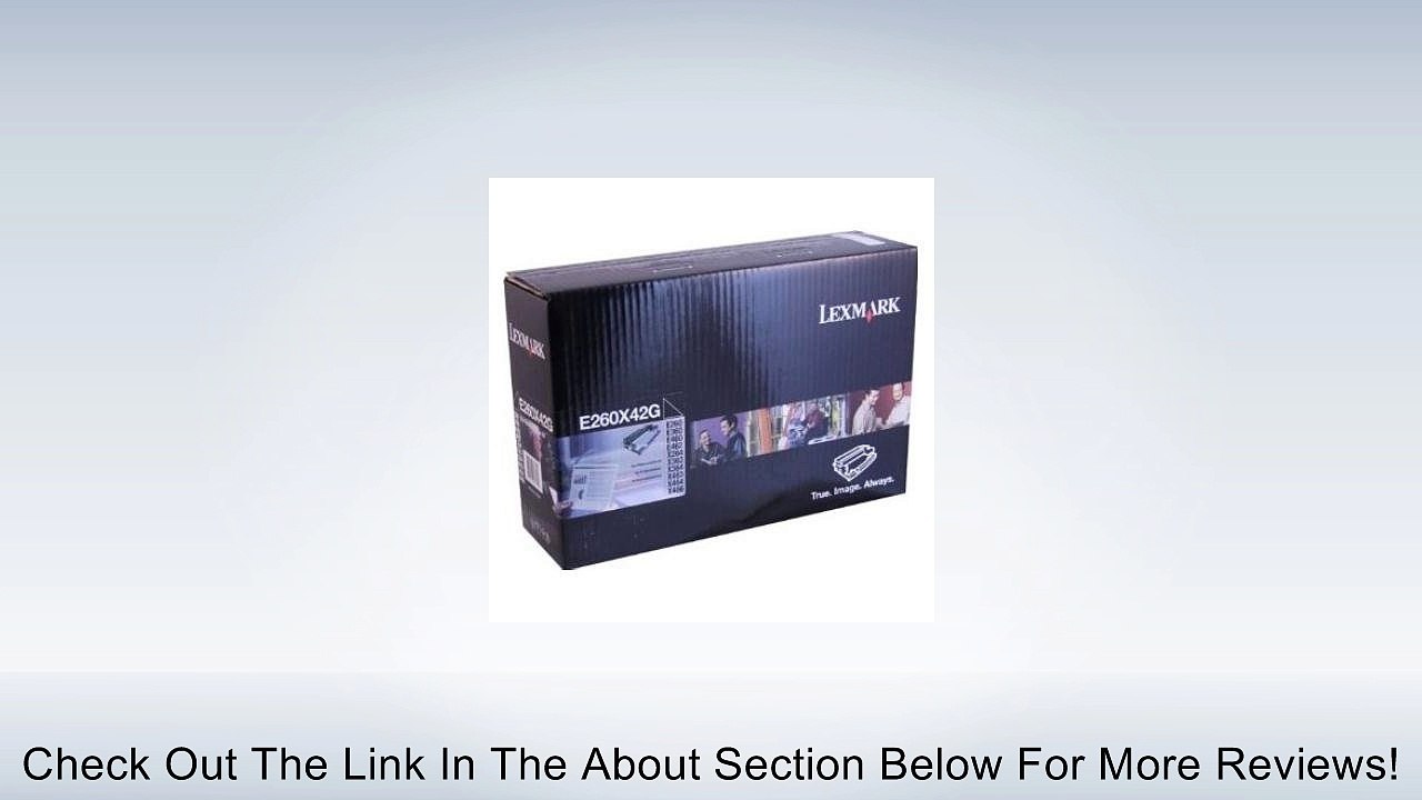 Lexmark E260X42G Photoconductor Kit For E260 E360 and E460 Series Printers (E260X42G) Review