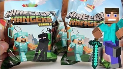 Opening  Minecraft Hangers Series 2 Blind Bags!