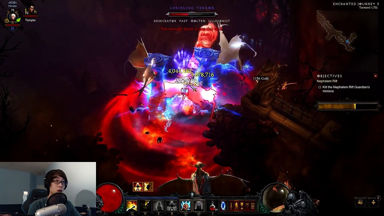 Diablo 3 Reaper of Souls | Monk 5 | FOREHEAD CONCEALED!