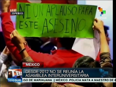 Universitarios mexicanos se organizan y movilizan por caso Ayotzinapa