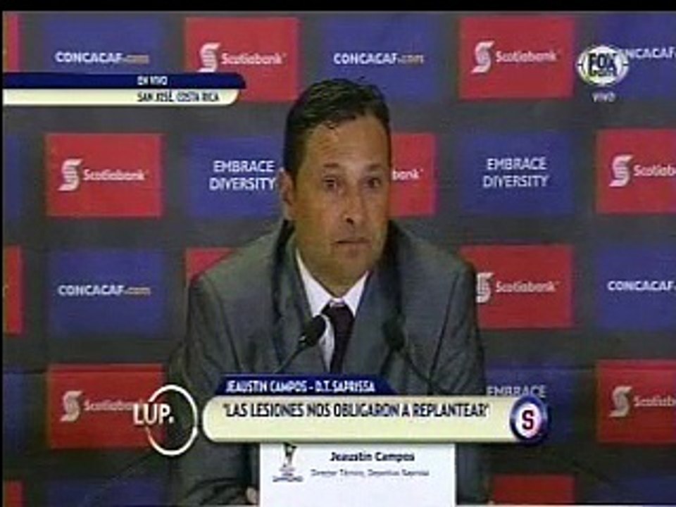Jeaustin Campos tras derrota 0-3