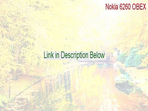 Nokia 6260 OBEX Crack - Free Download (2015)