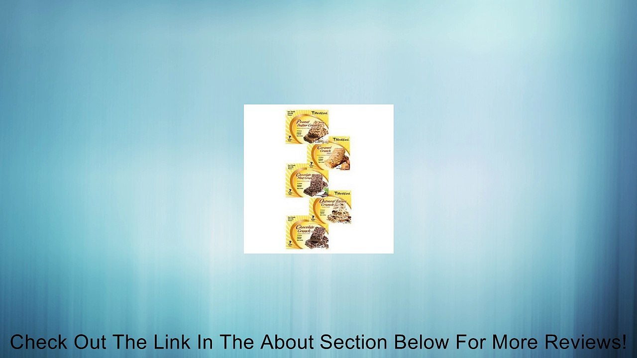 Medifast Cinnamon Roll Crunch Bars 1 Box (7 Bars Each) Review