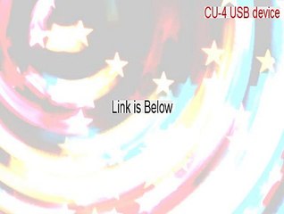 CU-4 USB device Download (Instant Download)