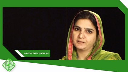 Meet Dr. Aazadi Fateh: Expert Faculty Member