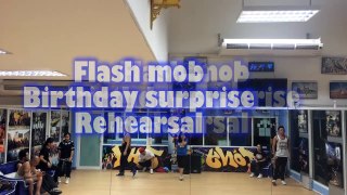 Flashmob rehearsal