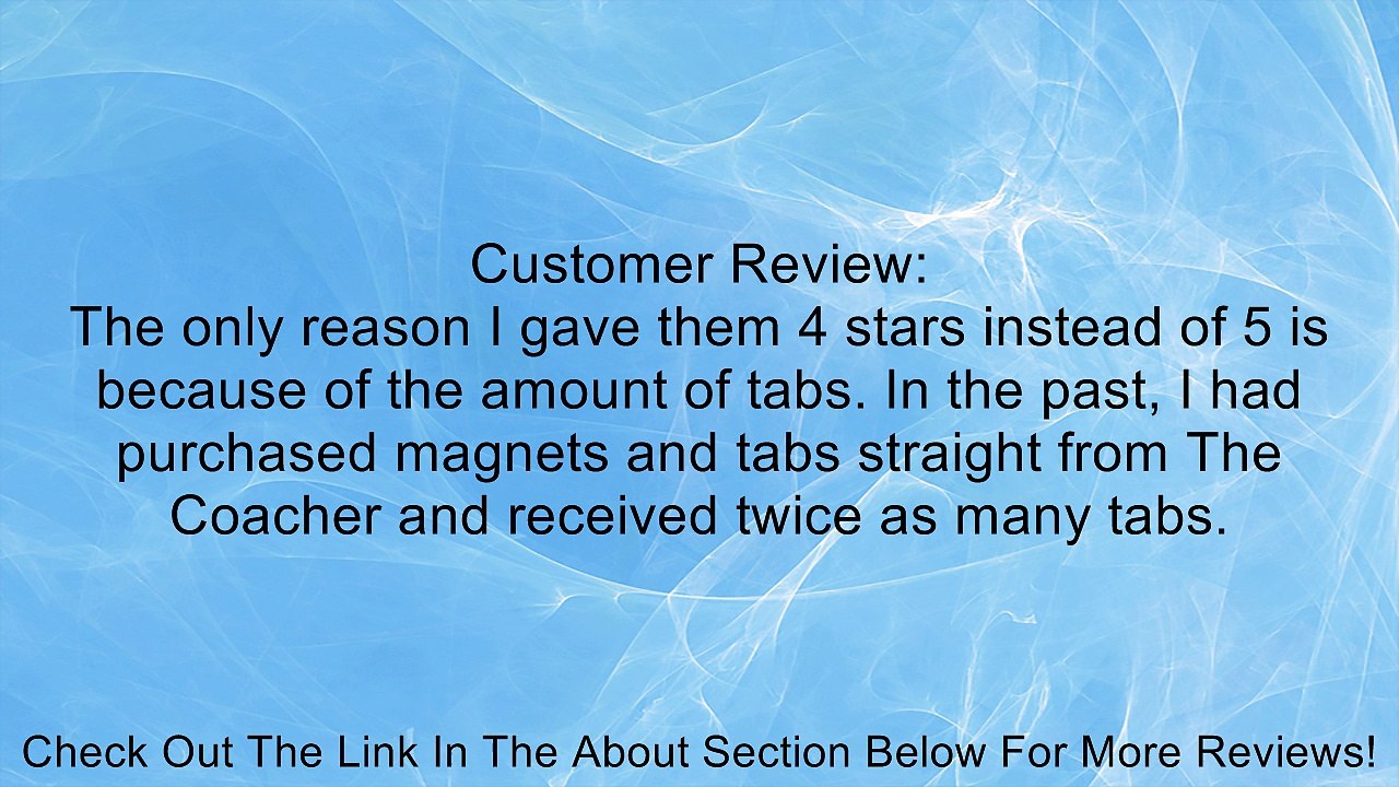Extra Magnetic Tabs - Pkg of 15 Review