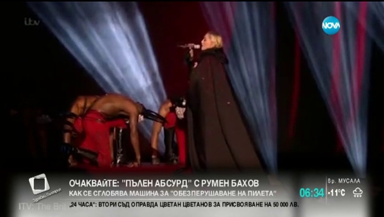 Мадона падна по време на изпълнение