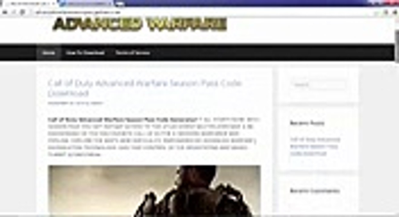 Call of Duty Advanced Warfare Season Pass DLC Code Download[PS3_PS4_XBOX_PC]