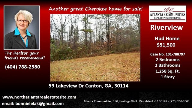 Riverview Hud Home for Sale Canton GA