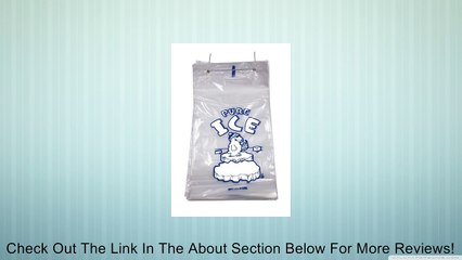 Plastice Ice Bags 20 Lbs with Drawstring 100 Bags Review