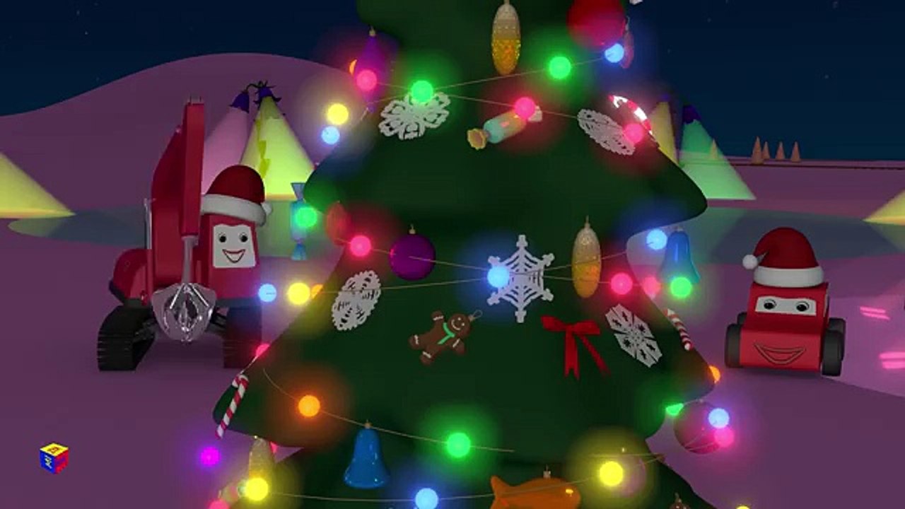 Christmas movies cartoons for children. Choo-Choo train celebrates New Year's Eve at candyland