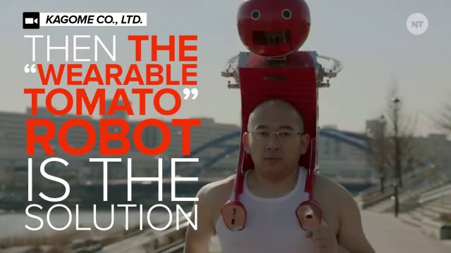 Ce robot vous nourrit avec des tomate pendant votre footing!