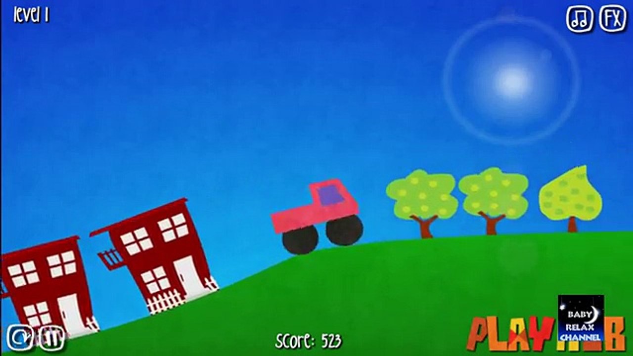 Jelly Truck - Monster Trucks Playlist for Kids - Trucks Cartoons for Children