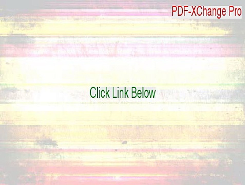 PDF-XChange Pro Cracked (Download Here 2015)