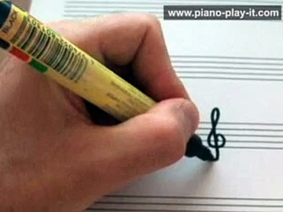 Course Lesson 08 - The Treble Clef Piano Lesson