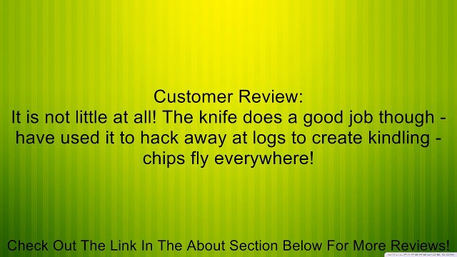 Condor Tool and Knife Jungle Bowie, 11-Inch UltraBlaC2, Black Handle, Leather Sheath Review