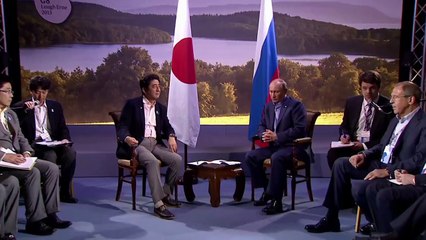 G8 Summit: Russia and Japan bilateral meeting