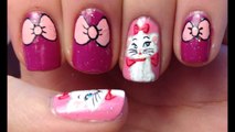 Marie The Cat Aristocats Nail Art Tutorial (REQUEST)