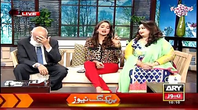 After Imran Abbas Sanam Baloch additionally insulting Aamir Liaquat For Disrespecting Seniors