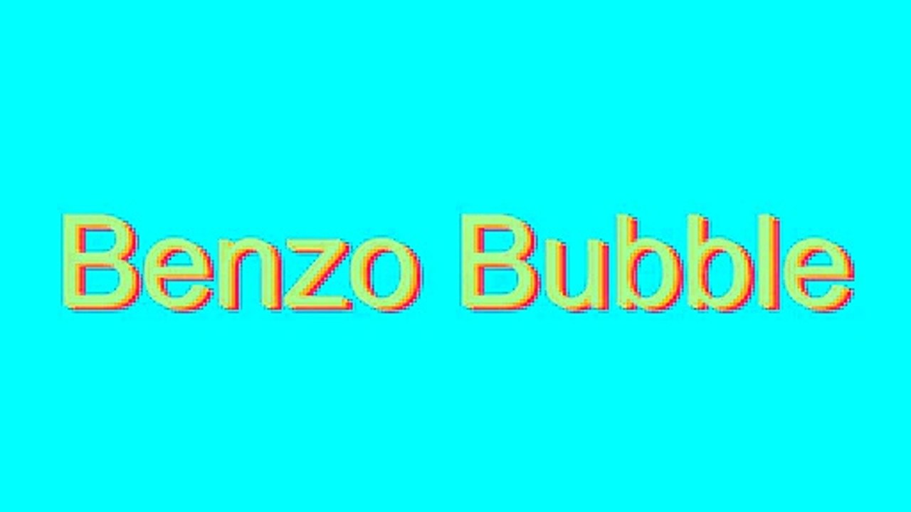 How to Pronounce Benzo Bubble