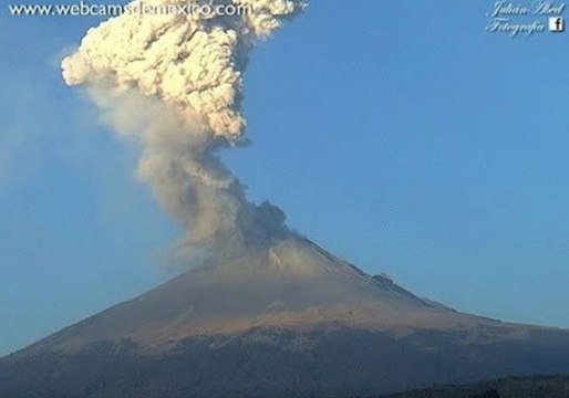 Popocatépetl Eruption Closes Puebla Airport