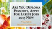 Are You Diploma Passouts, Apply For Latest Jobs 2015 Now