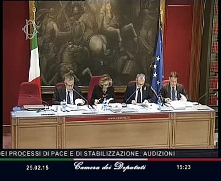 Roma - Audizione di Franco Roberti, Procuratore nazionale antimafia (25.02.15)