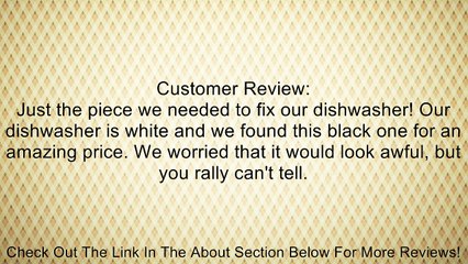 Whirlpool 8269117 Handle for Dish Washer Review