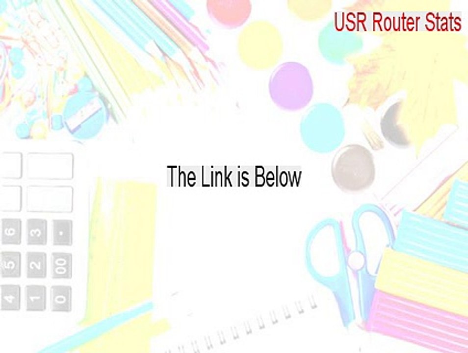 USR Router Stats Full - Legit Download [2015]