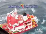 Catania - Elicottero della Marina soccorre marittimo colpito da infarto (25.02.15)