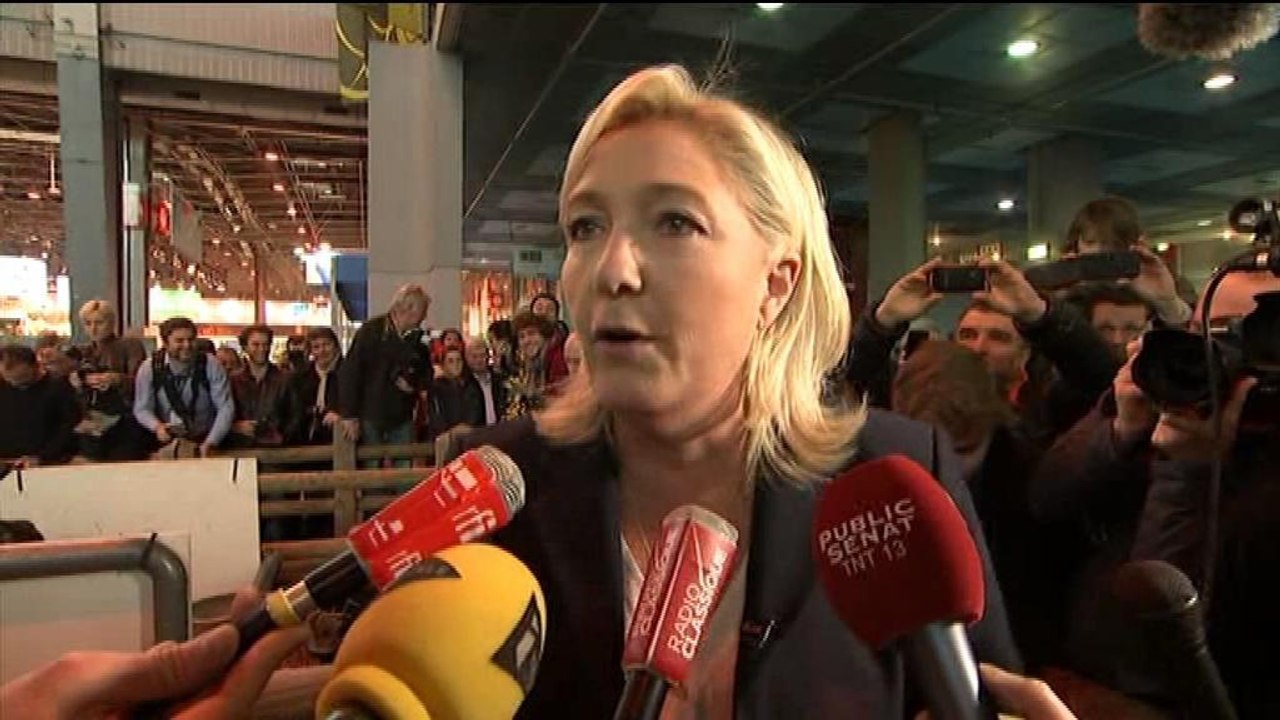 Le Pen: "Notre agriculture ne peut être une monnaie d'échange dans le grand souk mondialisé"