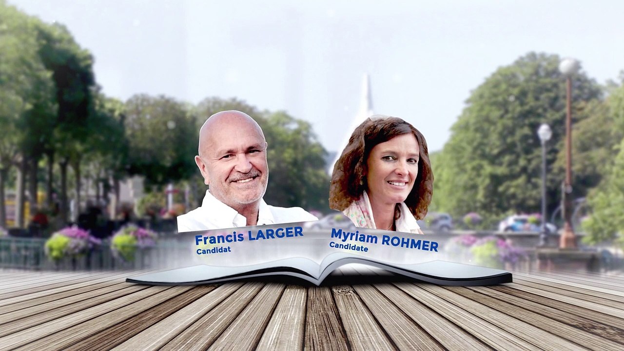 Francis Larger et Myriam Rohmer aux Départementales 68
