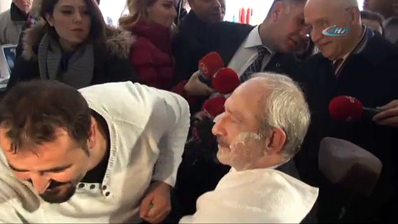 Hem ziyaret hem tıraş